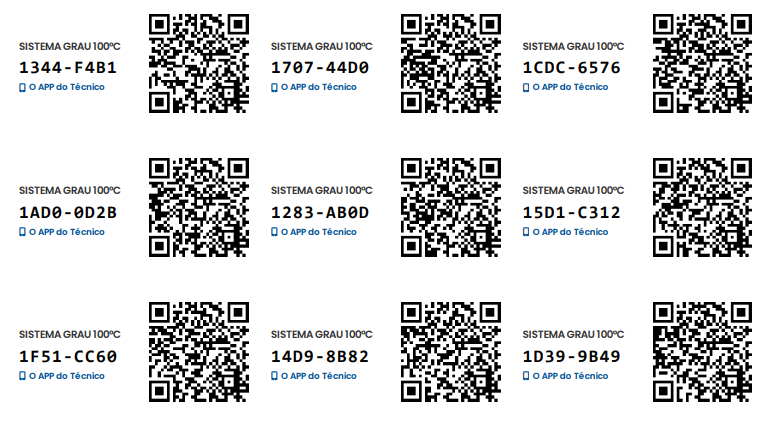 Etiquetas QR Code para Impressão